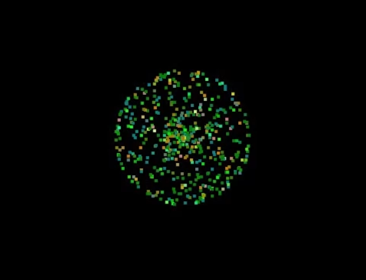 Presentation picture of nbody simulator